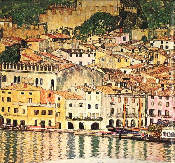 Gustav Klimt Malcesine on Lake Garda oil painting image